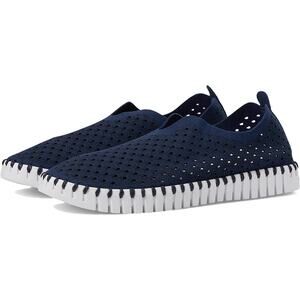 IIse Jacobsen Tulip 139 Slip-On Loafer US 9 EU 39 Dark Blue Indigo Cushioned GUC